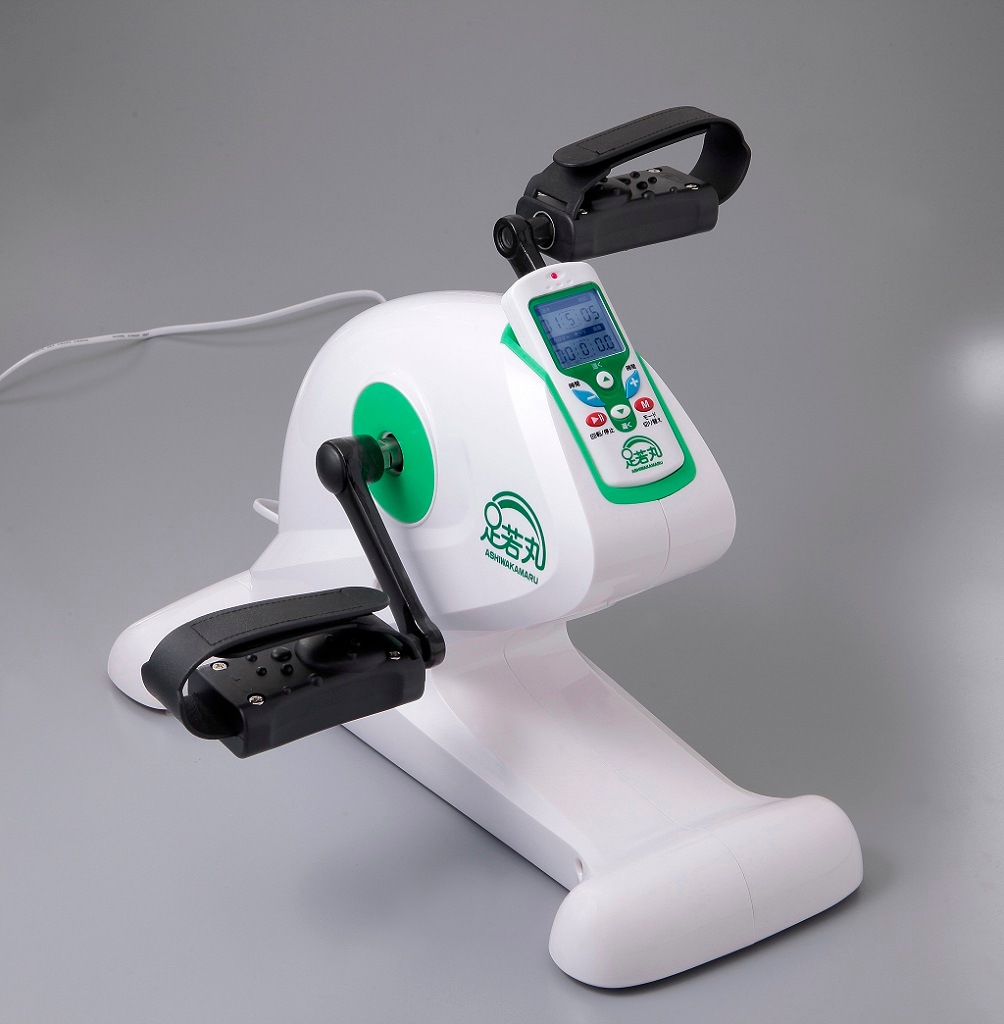 【電動ペダル運動機器 足若丸】高齢者の運動不足・歩行不足をサポート！家庭で手軽にクルクル運動｜リハビリ・介護予防に最適な自動回転アシスト付きトレーニングマシン