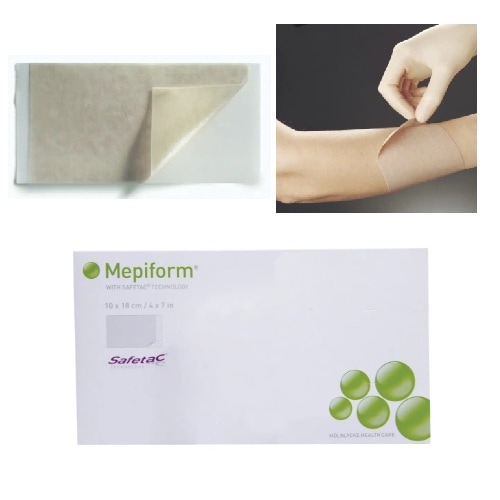 メンリッケヘルスケア メピフォーム 10×18cm 5枚入 293400 シリコン