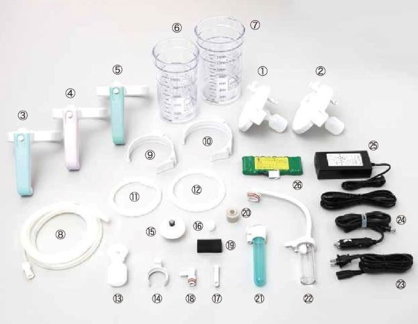 新鋭工業 吸引用交換部品 ミニックIII-W・セパIII用頭部一式 1.4L