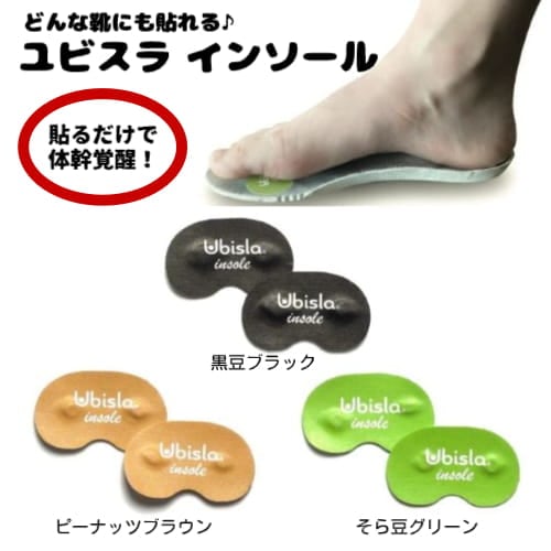 �ں߸ˤ���/�᡼���ز�(12�Ĥޤ�)�ۥ���꥿ �δ��ȥ졼�˥� Ubisla Insole(��ӥ��� ���󥽡���) ��Ʀ�֥�å�/�ԡ��ʥåĥ֥饦��/����Ʀ���꡼�� 2����