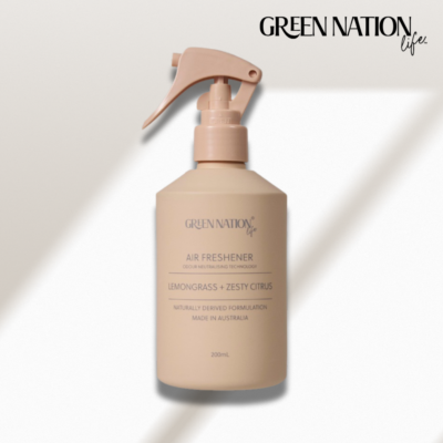 【SimplyGreen】ヴィーガンフレンドリー エアーフレッシュナー 200ml｜レモングラス＋ゼスティシトラス 【自社サイト】