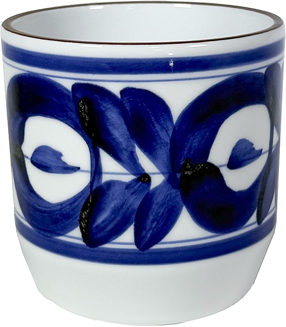 植器 HASAMI-made 波佐見焼で作られた磁器鉢 ＜廻り花青 85mm＞ | 園芸