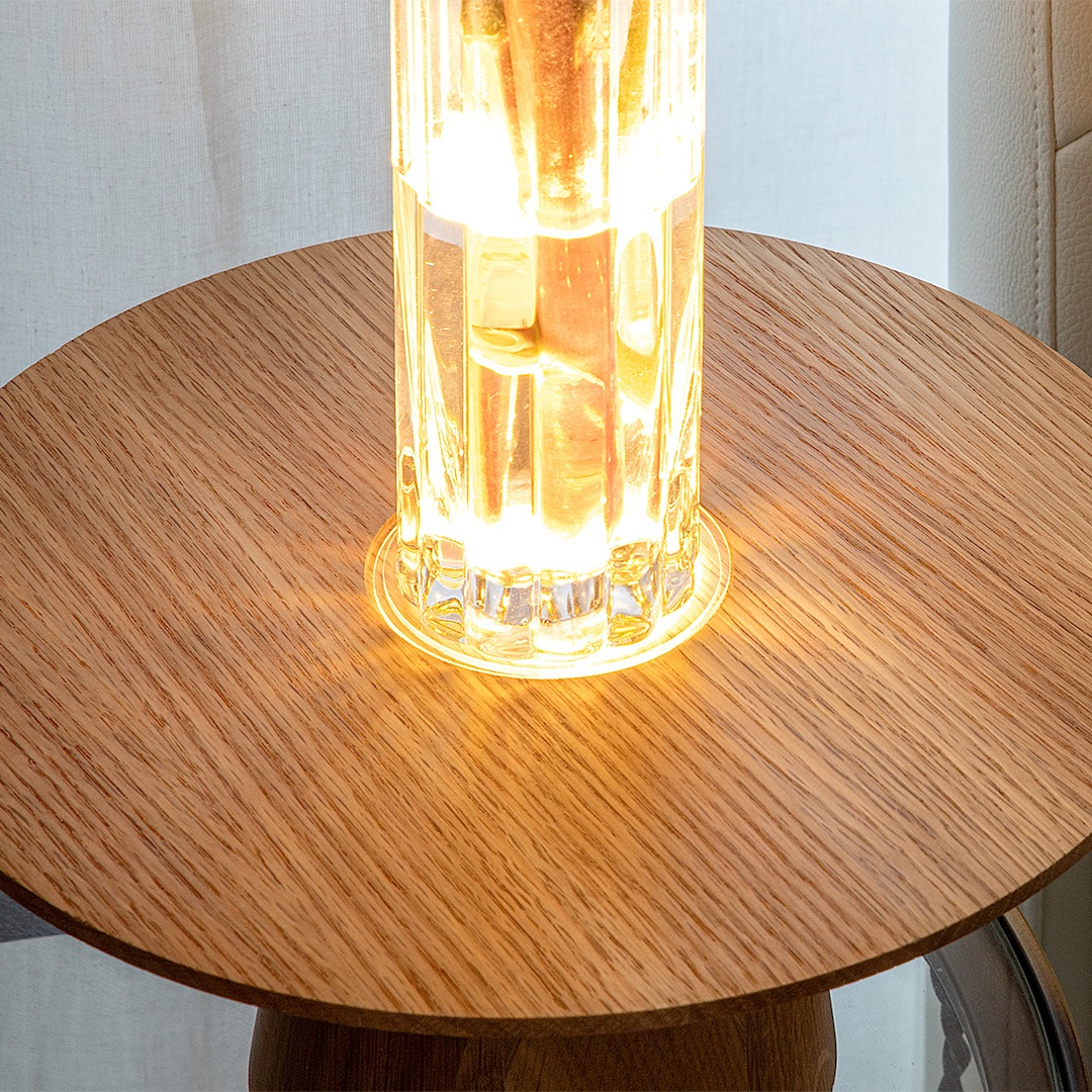 【GLOAK】フラワーベースランプ テーブルライト ナチュラル※フラワーベース別売り