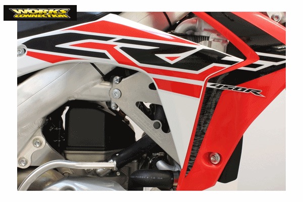 【CRF450R '15～'16】ラジエーターブレース WORKSCONNECTION＜アウトレット商品：送料無料対象外　返品交換不可＞