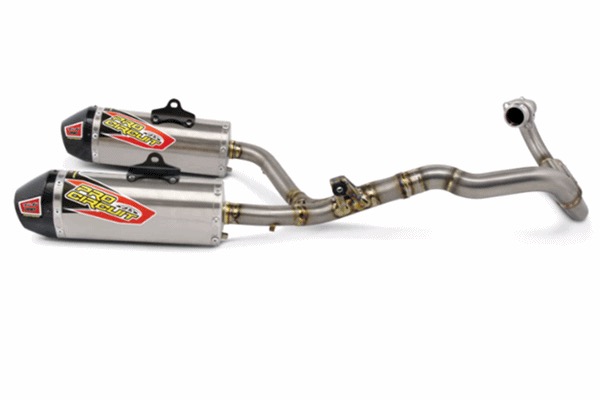 【Ti-6 PRO】 DUAL System CRF450R '13～'14 PROCIRCUITフルエキゾースト 【アウトレット半額以下！】＜アウトレット商品：送料無料対象外　返品交換不可＞