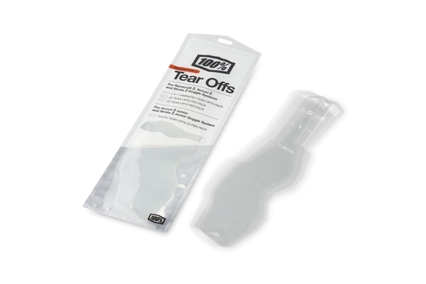 【キッズ GEN2】100% ACCURI2・キッズSTRATA2ゴーグル用　ティアオフ 20pk