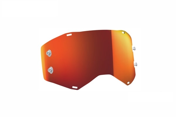 オレンジクローム SCOTT PROSPECT用 ワークス ミラーレンズ （ピン付き