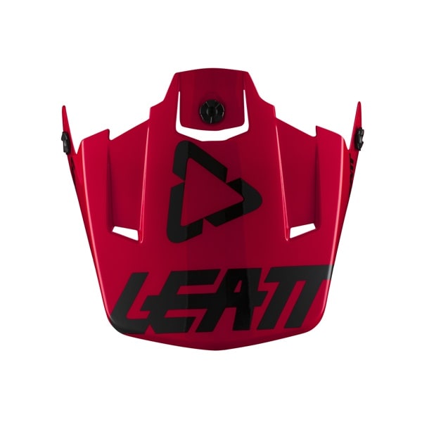 ’21 LEATT MOTO3.5ヘルメット用バイザー:レッド
