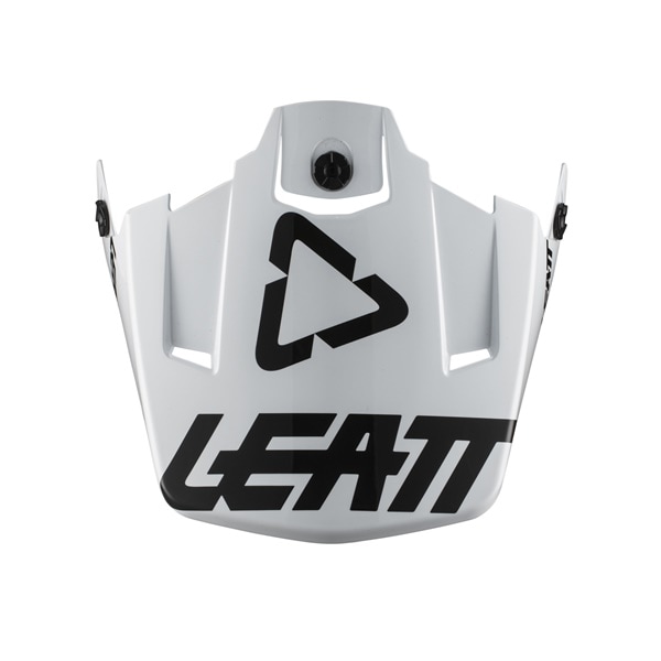 ’21 LEATT MOTO3.5ヘルメット用バイザー：ブラック/ホワイト