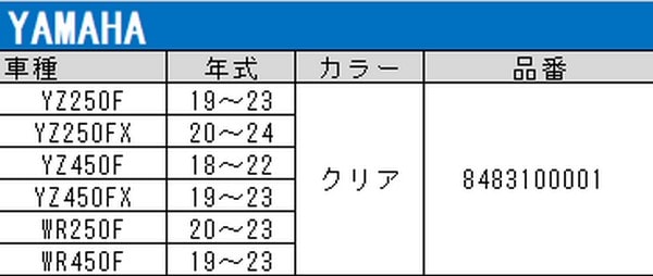 グラフィックガードプロテクター YAMAHA POLISPORT