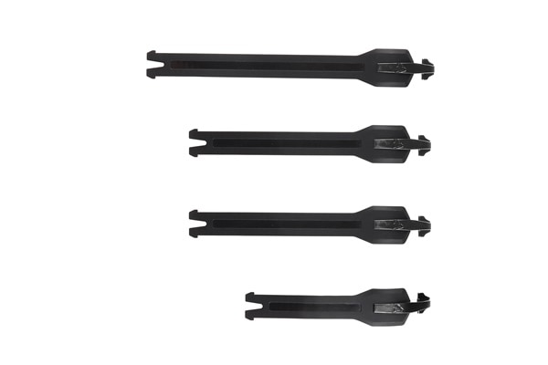 ブラック LEATT 4.5ストラップ ブーツパーツ