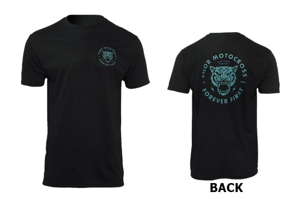 【キッズ】THOR Tシャツ “EL GATO” ブラック　'22モデル