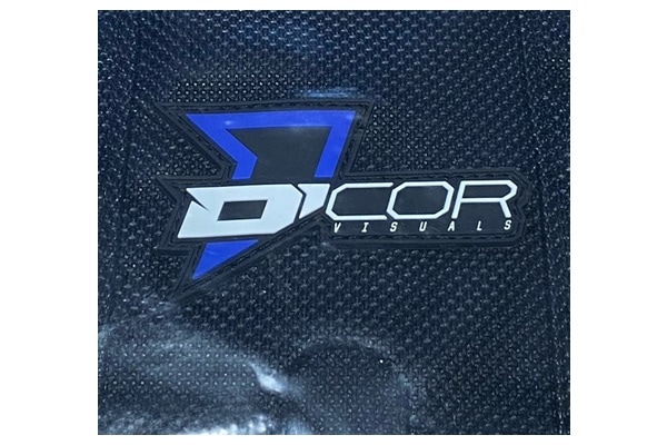 【新品】YZ125/250 2002〜2019年 D'corのシートカバー YZ125/250 '22-'25】ブラック(ブルーリブ付き)DCOR リブ付き