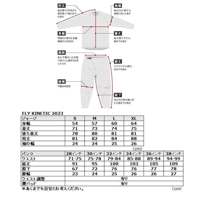 ☆最終アウトレット '23 KINETIC SE RAVE MXパンツ BLACK/MINT/RED FLY
