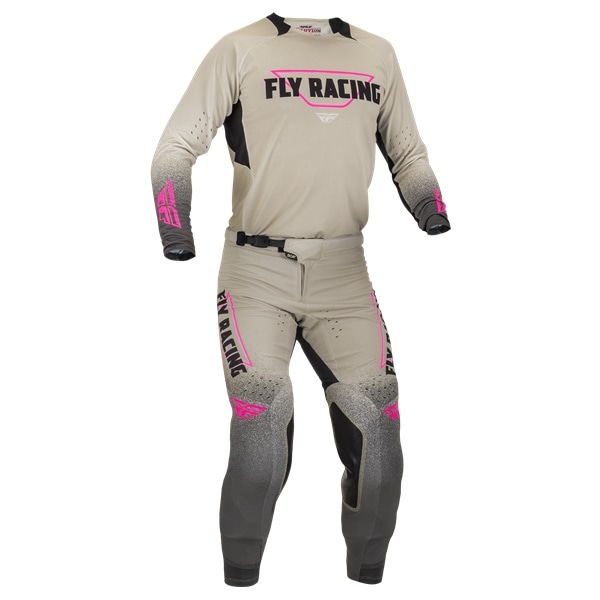 ★最終アウトレット '23  EVOLUTION DST MXウエア 上下セット IVORY/BLACK FLY　【アウトレット：送料無料対象外、返品・交換不可】