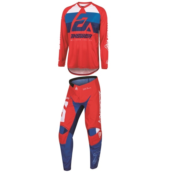 ★最終アウトレット　 '23 【キッズ】 SYNCRON CC 上下セット A.RED/WHITE/BLUE ANSWER　【アウトレット：送料無料対象外、返品・交換不可】