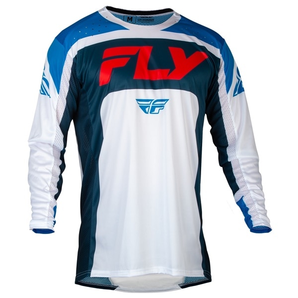 最終アウトレット'24モデル LITE MXジャージ RED/WHITE/NAVY FLY