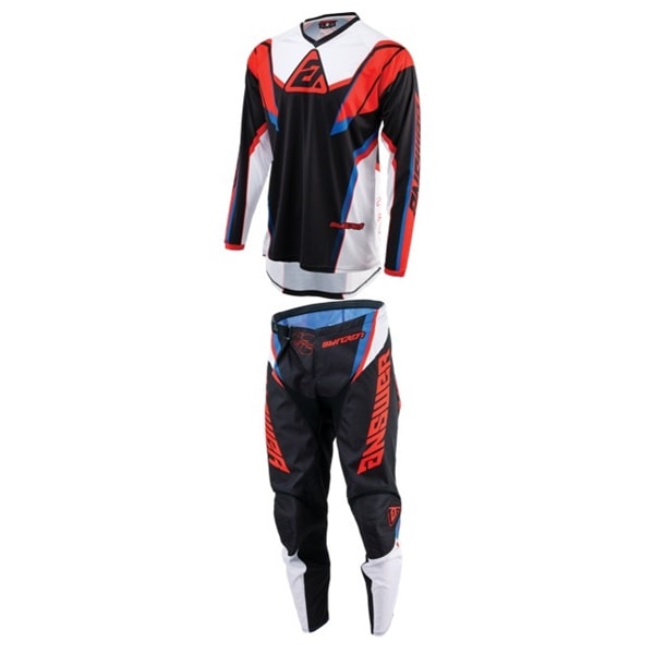 【キッズ】  SYNCRON ENVENOM MXウエア 上下セット RED/WHITE/BLUE ANSWER ＜アウトレット：送料無料対象外、返品・交換不可＞