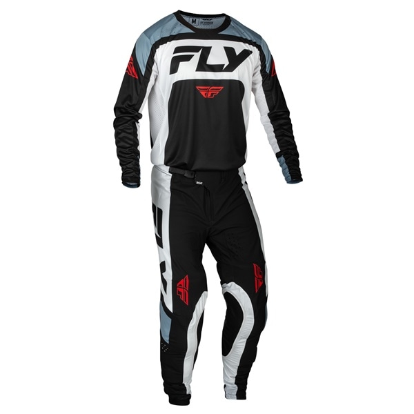 最終アウトレット'24モデル LITE MXウエア 上下セット BLACK/WHITE/DENIM FLY【アウトレット：送料無料対象外、返品・交換不可】