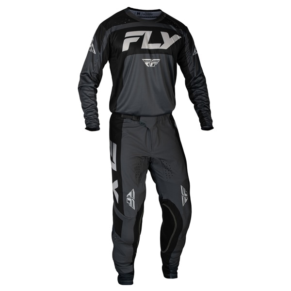 最終アウトレット'24モデル LITE MXウエア 上下セット CHARCOAL/BLACK FLY【アウトレット：送料無料対象外、返品・交換不可】