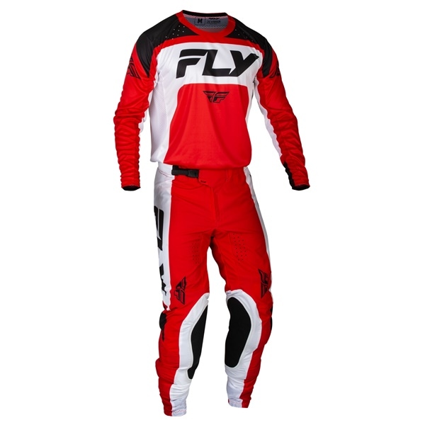 最終アウトレット'24モデル LITE MXウエア 上下セット RED/WHITE/BLACK FLY【アウトレット：送料無料対象外、返品・交換不可】