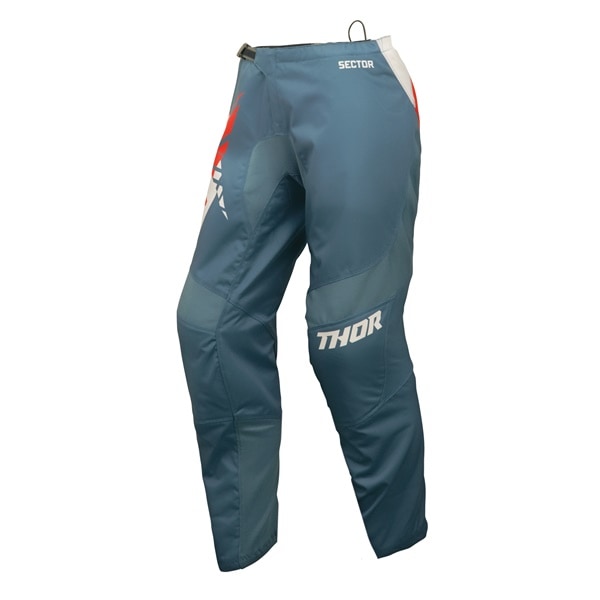 【ガールズ】 SECTOR SPLIT MXパンツ BLUE STEEL/VINTAGE WHITE THOR ＜アウトレット：送料無料対象外、返品・交換不可＞