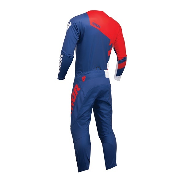 キッズ】 SECTOR CHECKER MXウエア 上下セット NAVY/RED THOR