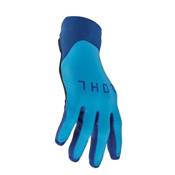 最終アウトレット'24モデル AGILE SOLID MXグローブ BLUE/NAVY THOR【アウトレット：送料無料対象外、返品・交換不可】