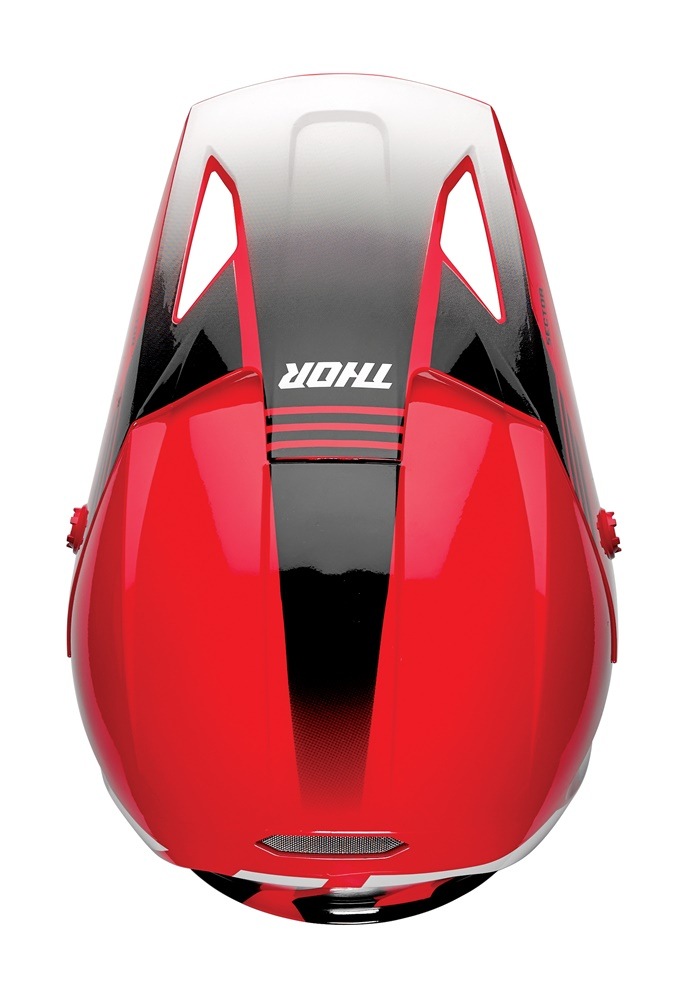 24モデル SECTOR2 SG ヘルメット CARVE：RED/WHITE ［SG/PSC・MFJ公認