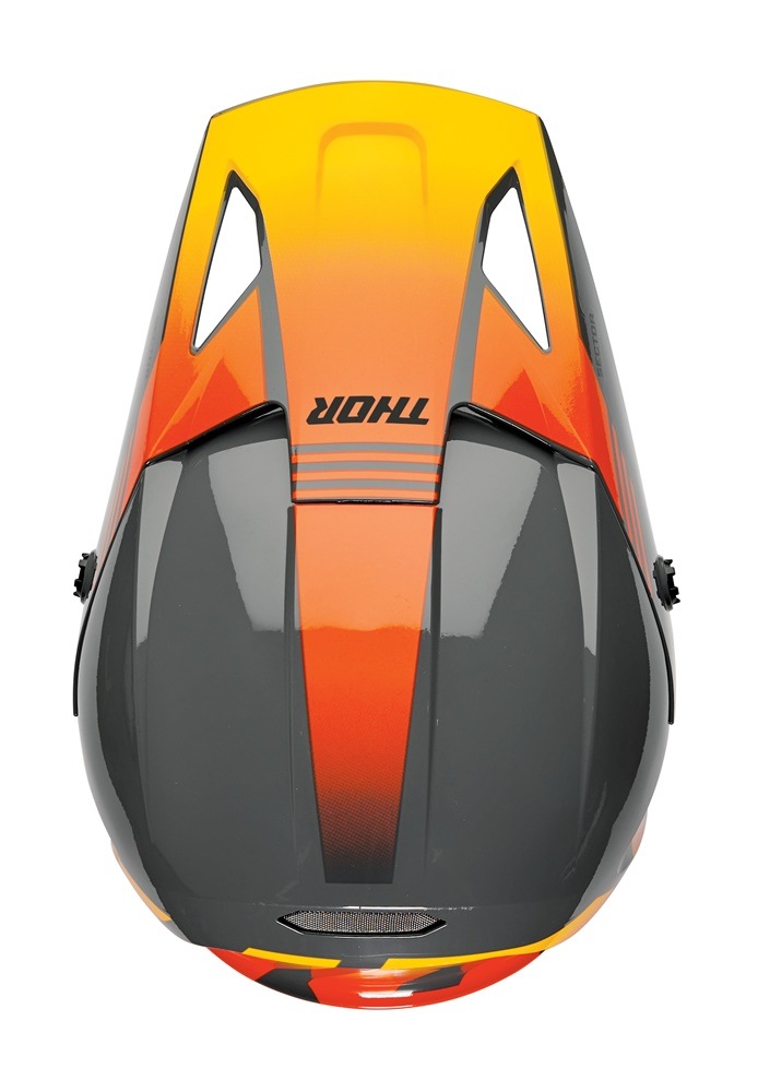 24モデル SECTOR2 SG ヘルメット CARVE：CHARCOAL/ORANGE ［SG/PSC