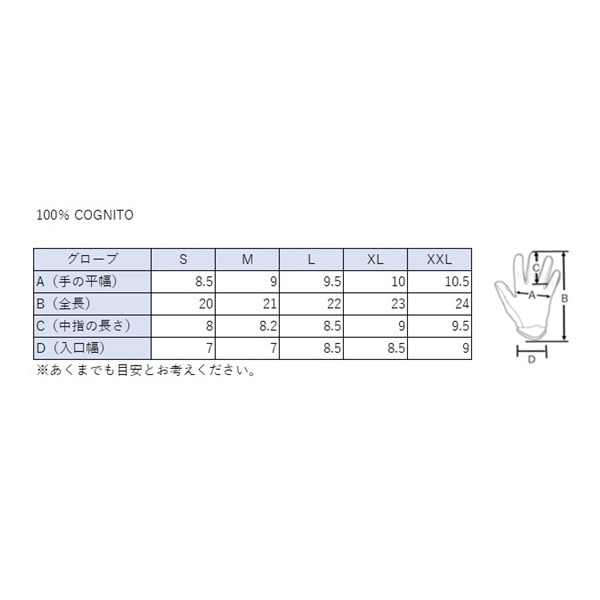 COGNITO SMART SHOCK グローブ ブラック 100% | グローブ,大人,100
