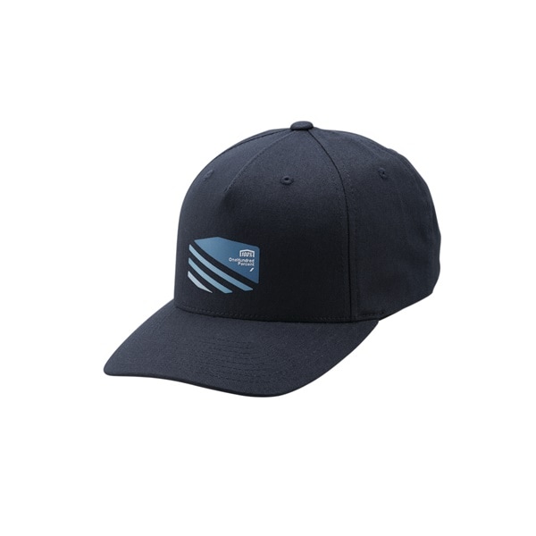 BLINDS スナップバック ネイビー 100％