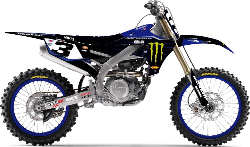 【YZ250F '24-25/450F '23-25】 STAR YAMAHA コンプリートキット　'23デザイン DCOR
