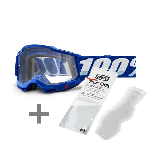 ゴーグル,100%,ACCURI 2,ゴーグル&ラミネートティアオフセット