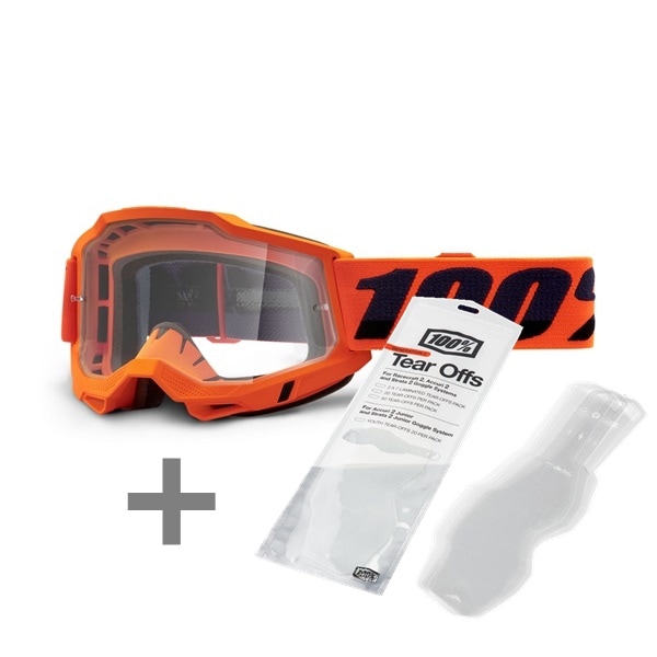 ゴーグル,100%,GEN2ゴーグル&ラミネートティアオフセット | モトクロス