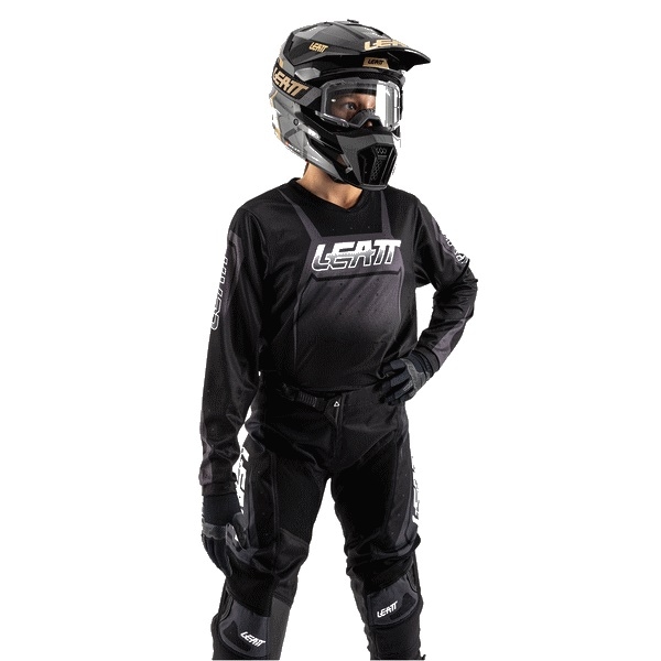 キッズ】 RIDE KIT LEATT 3.5 上下セット ブラック ＜アウトレット
