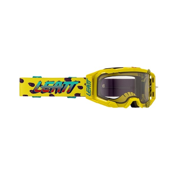 Leatt 5.5 Zebra Neon Goggle (防弾レンズ)