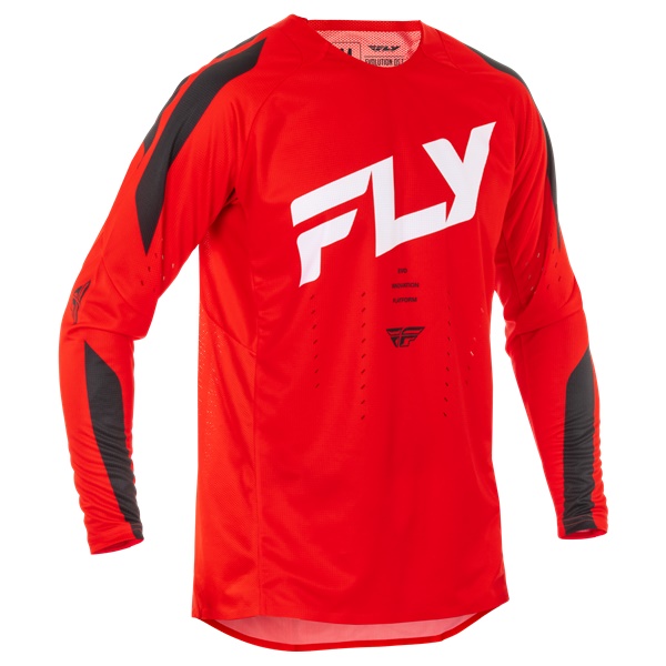 FLY EVOLUTION DST レッド/ホワイト/ブラック MXジャージ ＜アウトレット：送料無料対象外、返品・交換不可＞