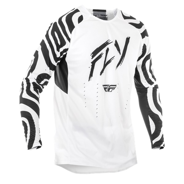 FLY EVOLUTION DST LIMITED EDITION ABYSS ホワイト/ブラック MXジャージ ＜アウトレット：送料無料対象外、返品・交換不可＞