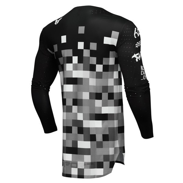 THOR SPORT RIOT ブラック/レッド MX上下セット ＜アウトレット