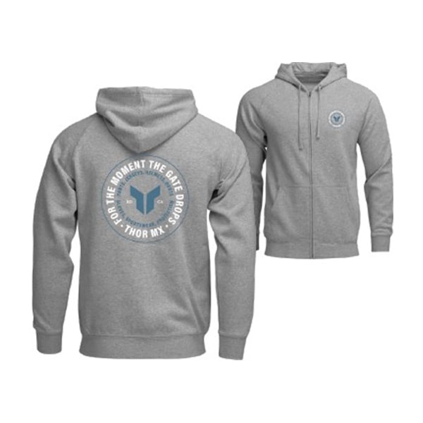 THOR BADGE パーカー ヘザーグレー