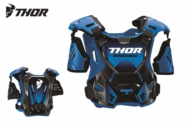 こちらは【はじめの一歩 同時購入価格の キッズ ブルー/ブラック THOR GUARDIAN プロテクター】です。