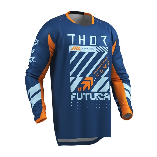 THOR メッシュ長袖バイクウェア　モトクロス、エンデューロ 秀逸好配色＆グラフィック｜THOR 2024 モデルMXウェア発売中