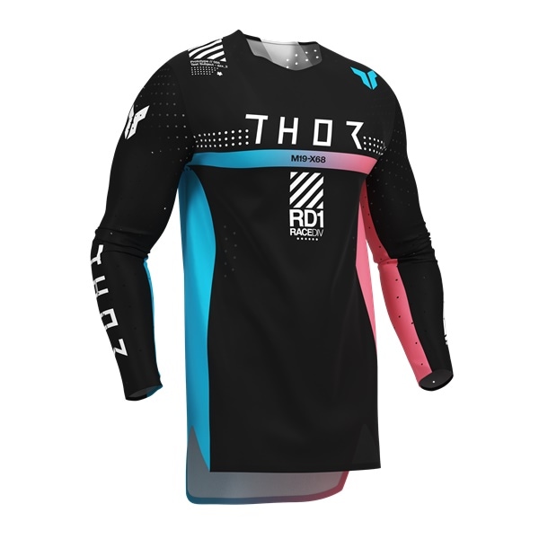 【キッズ】THOR SPORT SYNTH ブラック MXジャージ 