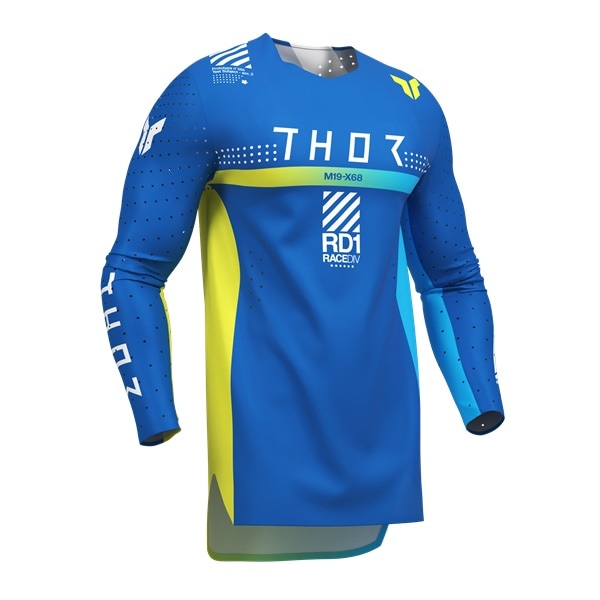 【キッズ】THOR SPORT SYNTH ブルー MXジャージ 