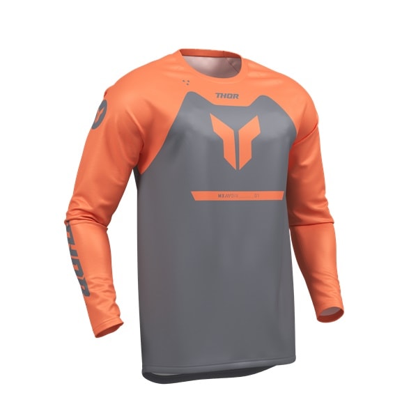 【キッズ】THOR RIDE MODE MENACE チャコール MXジャージ 