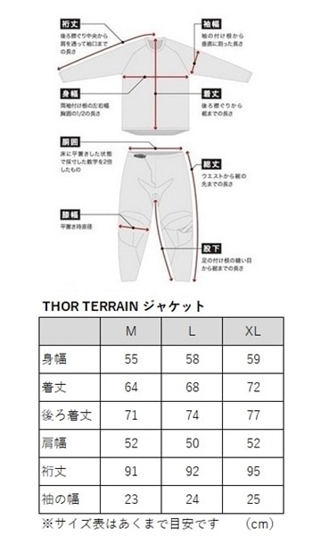 THOR TERRAIN ジャケット アーミー/チャコール