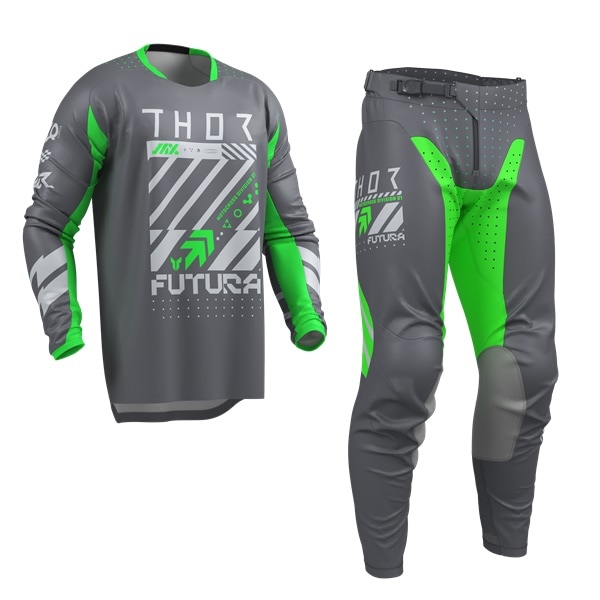THOR メッシュ長袖バイクウェア　モトクロス、エンデューロ 秀逸好配色＆グラフィック｜THOR 2024 モデルMXウェア発売中