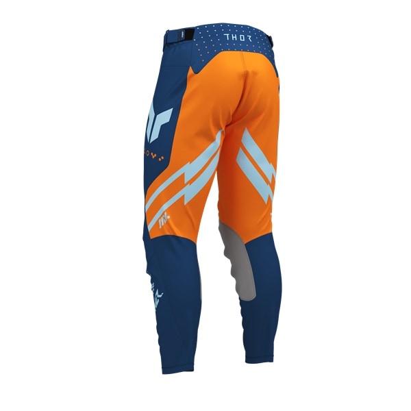 【キッズ】THOR LAUNCH FUTURA ネイビー/オレンジ MXウエア 上下セット