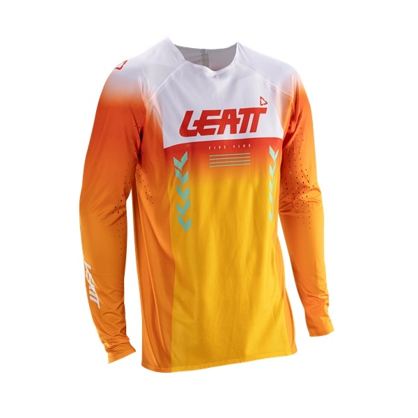 LEATT 5.5 UltraWeld オレンジ MXジャージ 
